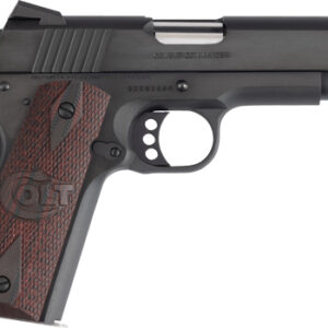 COLT COMBAT COMMANDER 38 SUPER - 4.25" BLUED/G10 BLACK CHERRY