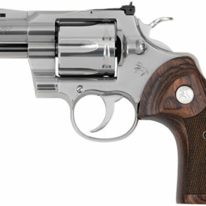 COLT PYTHON 357MAG 3" SS - ADJ SIGHT WALNUT