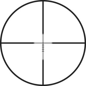 BSA OPTIX SERIES RIFLESCOPE - 3-9X40MM BDC-8 RETICLE BLACK