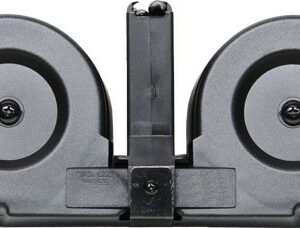 IVER JOHNSON MAGAZINE AR15 - 223 100RD DRUM BLK/CLEAR POLY