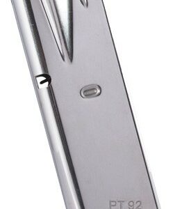 MEC-GAR MAGAZINE TAURUS PT92 - 9MM LUGER 10RD NICKEL