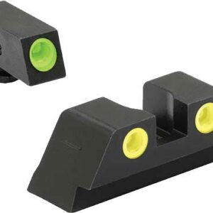 MEPROLIGHT NIGHT SIGHT FIXED - SET GREEN/YELLOW FOR GLOCK