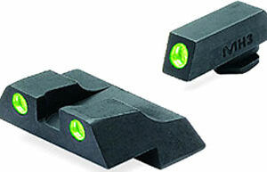 MEPROLIGHT NIGHT SIGHT FIXED - SET GRN/GRN FOR GLOCK 26/27