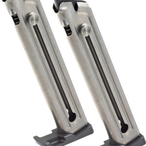 RUGER MAGAZINE 22/45 - 22LR 10RD NICKEL 2-PK
