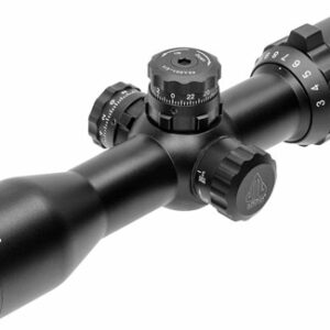 UTG BUGBUSTER 3-12X32 1" MIL- - DOT SIDE AO W/QD RINGS BLACK