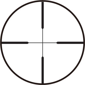 TRUGLO SCOPE TRUSHOT 3-9X40MM - DUPLEX W/WEAVER RINGS BLACK