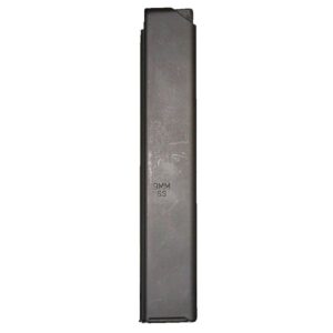 ASC AR Family Rifle Magazine Orange Follower 9mm Black Stainless Steel 32/rd