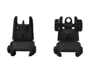 ATI Tactical Flip Up Front & Rear Back Up Sight - Polymer