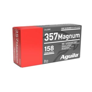 Aguila Handgun Ammuntion .357 Mag 158 gr SJSP 1545 fps 50/ct