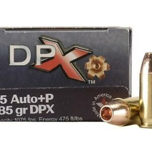 COR-BON Handgun Ammunition .45 ACP 185 gr DPX 1075 fps 20/box