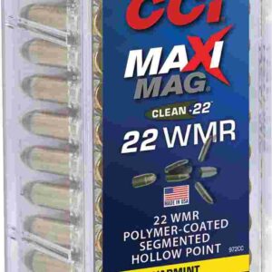 CCI Maxi Mag Rimfire Ammunition .22 WMR SHP 1875 fps 50/ct