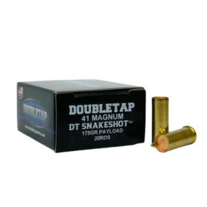 Double Tap DT Snake Shot Handgun Ammunition .41 Mag 175gr #9 Shot 20/ct