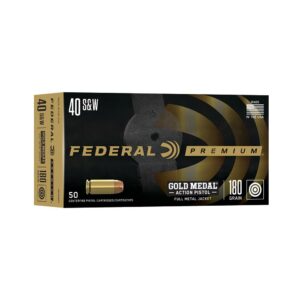 Federal Gold Medal Action Pistol .40 S&W 180gr FMJ 950 fps 50/ct