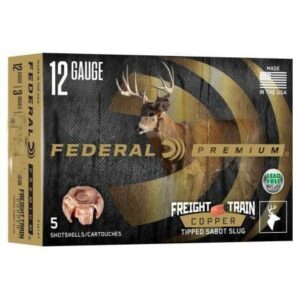 Federal Premium Freight Train Copper 12ga 3" 300gr Slug 2000 fps 5/ct
