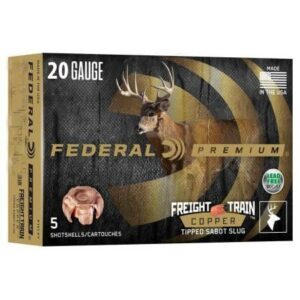 Federal Premium Freight Train Copper 20ga 3" 275gr Slug 1900 fps 5/ct