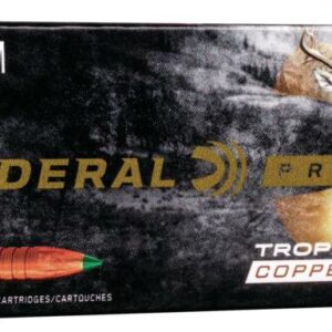 Federal Premium Vital-Shok Trophy Copper Rifle Ammunition .223 Rem 55 gr Poly Tip 3240 fps 20/ct