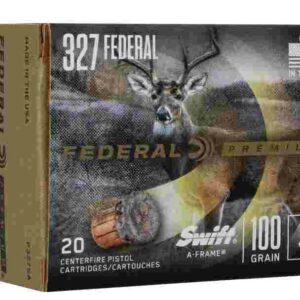 Federal Swift A-Frame Handgun Ammunition .327 Fed Mag 100gr JHP 1500 fps 20/ct
