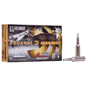 Federal Terminal Ascent Rifle Ammuntion 6.5 Creedmoor 130 gr 2800 fps 20/ct