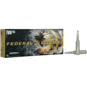 Federal Terminal Ascent Rifle Ammunition 7mm PRC 155 gr 3100 fps 20/ct