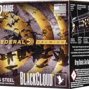 Federal Black Cloud FS Steel Shotshells 12ga 3" 1-1/4oz 1450 fps #1 25/ct