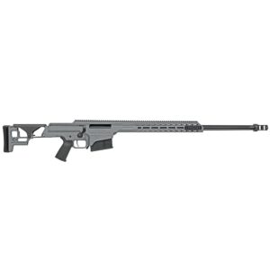 Barrett SMR MRAD Fixed Stock Rifle .338 Lapua Magnum 10rd Magazine(1) 26'' Fluted Barrel Tungsten Grey Finish