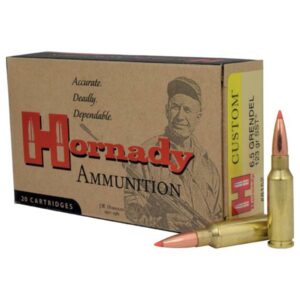 Hornady Custom Rifle Ammunition 6.5 Grendel 123 gr SST 2580 fps 20/ct