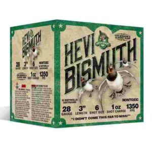 HEVI-Shot HEVI-Bismuth Shotshells 28ga 3" 1oz 1325 fps #6 1350 fps 25/ct