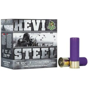 HEVI-Shot HEVI-Steel Shotshell 16ga 2-3/4" 15/16oz 1400 fps #2 25/ct