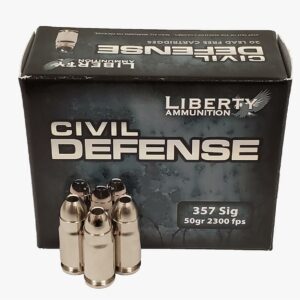 Civil Defense .357 SIG 50GR Copper Mono Frag HP Lead Free 20RD