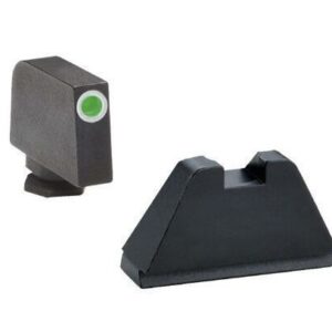 Ameriglo Tritium Tall Sights for all Glock Models except 42 43 -Green/White Outline