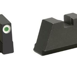 3XL Tall Green Tritium White Outline .365/FlatBlack .451 for most Glocks