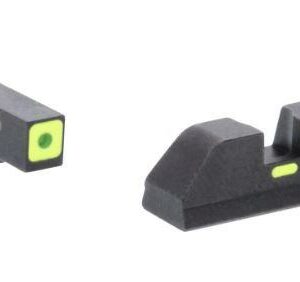 Green Tritium LimeGreenLumi Outline Square (non trit) REAR for Glock Gen 5