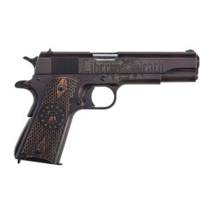 Kahr Arms Liberty Special Edition 1911 Handgun .45 Cal 7rd Magazine 5" Barrel Engraved Wood Grip