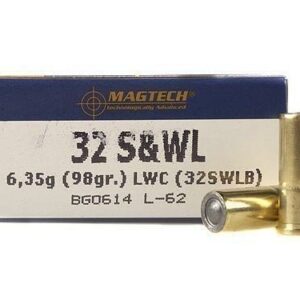 MagTech Handgun Ammunition .32 S&W 98 gr LWC 682 fps 50/box
