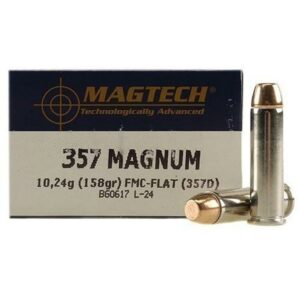 MagTech Handgun Ammunition .357 Mag 158 gr FMJ 1235 fps 50/ct