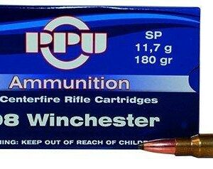 PPU Rifle Ammunition .308 Win 180 gr SP 2454 fps 20/ct