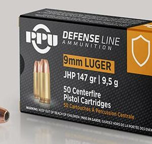 PRIVI 9mm Luger JHP 147gr 50Rds Ammo