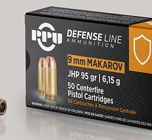 PRIVI 9x18 Makarov JHP 95Gr 50Rds Ammo