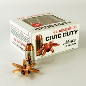 G2 Research Civic Duty Ammunition .45 ACP CHP 20/ct