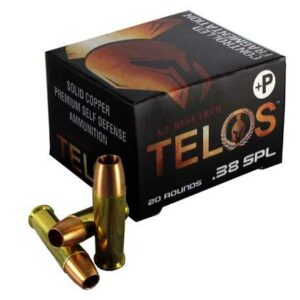 G2 Telos Handgun Ammunition .38 Spl(+P) 105 gr Frangible 1170 fps 20/ct