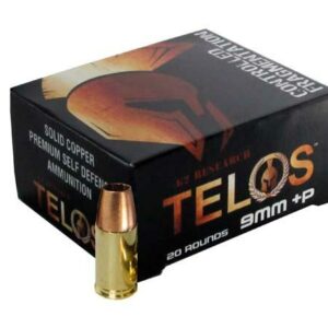 G2 Telos Handgun Ammunition 9mm Luger(+P) 92 gr Frangible 1250 fps 20/ct