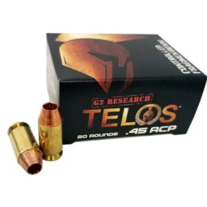 G2 Research TELOS Handgun Ammunition .45 ACP 160 gr HP 920 fps 20/ct