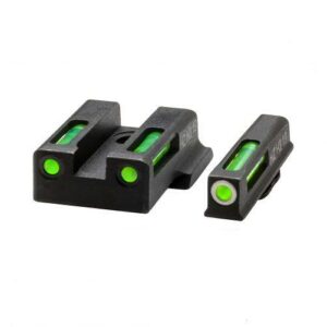 HIVIZ LiteWave H3 sight Green LitePipe/White front ring fits S&W M&P EZ380