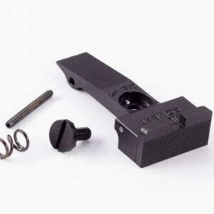 Wilson Combat Rear Sight for Colt 2020 Python/Anaconda Adjustable Serrated Blade Black with Square Notch