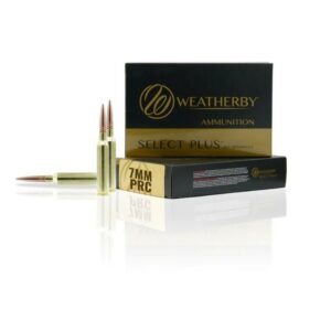 Weatherby Select Plus Rifle Ammunition 7mm PRC 150gr Scirocco 3050 fps 20/ct