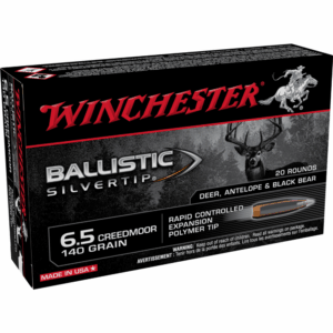 Winchester Ballistic Silvertip Rifle Ammunition 6.5 Creedmoor 140 gr. PT 2700 fps 20/ct