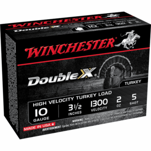 Winchester Double X Turkey Load 10 ga 3-1/2" MAX 2 oz #5 1300 fps 10/ct