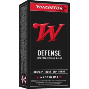 Winchester USA Handgun Ammunition .38 Spl+P 125 gr. JHP 945 50/ct