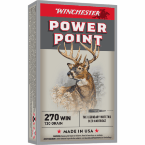 Winchester Super-X Power Point Rifle Ammunition .270 Win 130 gr JSP 3060 fps 20/ct