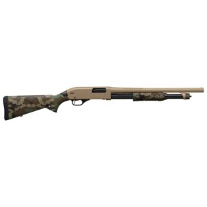 Winchester SXP Woodland Defender Shotgun 12 ga 3" Chamber 5rd Magazine 18" Barrel FDE and Woodland Camo